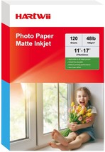 The Hartwii 120 Sheets Matte Presentation Paper 11X17 48Lb, Quality Paper. - £35.96 GBP