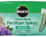 Miracle-Gro Tree &amp; Shrub Fertilizer Spikes, 3 lb., 12 Spikes, Easy-to-Use - £18.60 GBP