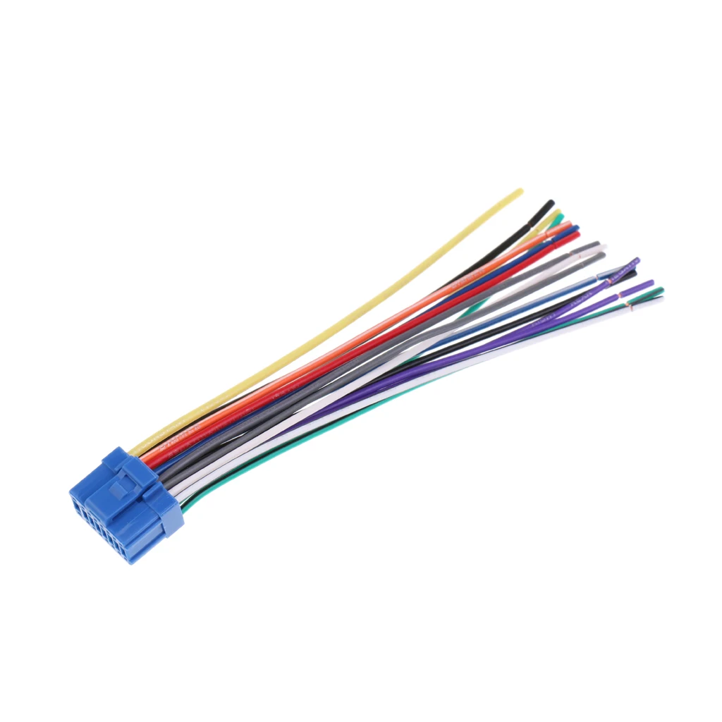 16-Pin Copper Wire Harness Blue Plug Connector Adaptor Assembly Cable for Pion - £13.05 GBP