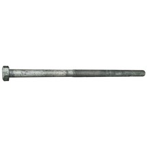 1/2&quot;-13 x 10&quot; Hot Dip Galvanized Steel Coarse Thread Hex Cap Screws (25 pcs.) - £63.29 GBP