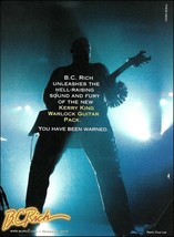 Slayer Kerry King Signature B.C. Rich Warlock Guitar ad 8 x 11 advertisement - £3.32 GBP