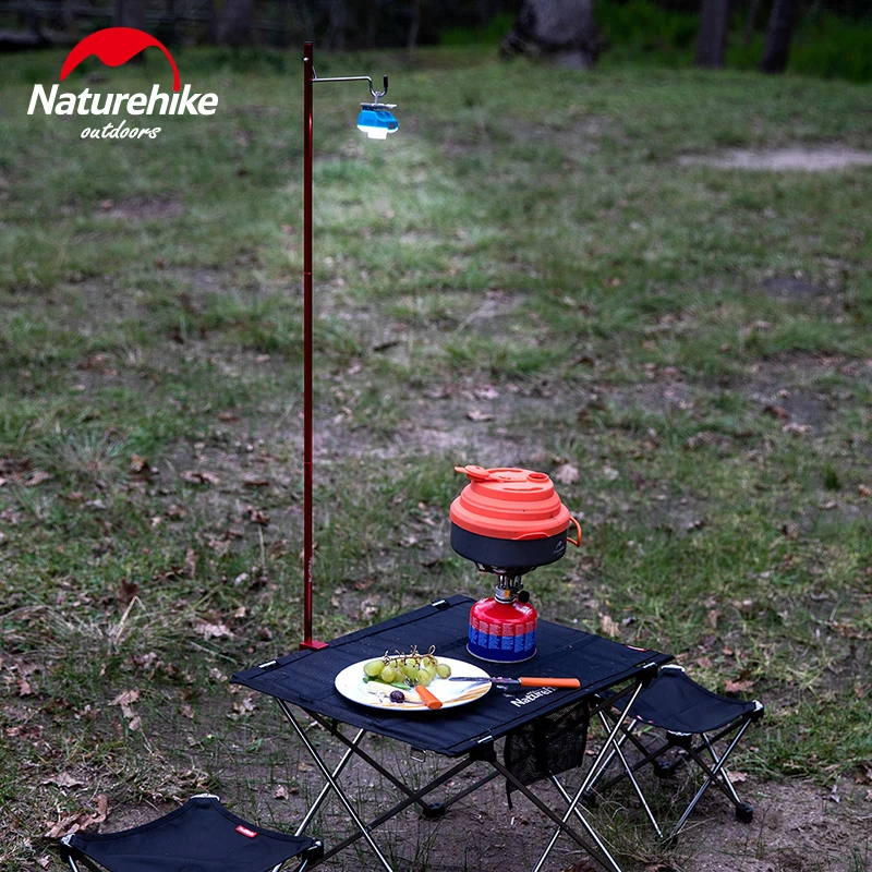 Naturehike Outdoor Camping Light Rack Lamppost Camping Lamp Bracket Portable - £29.67 GBP