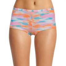 No Boundaries Women&#39;s Cotton Boyshort Panties Size X-LARGE Pink Tie Dye - £8.98 GBP