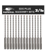 Sds Plus 3/16 Inch Masonry Drill Bits (13 Pack - Industrial Grade) 6, &amp; ... - €29,89 EUR