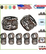 Set of 12 Round Bronze Napkin Rings - Perfect for Thanksgiving &amp; Christmas - $738.34 MXN