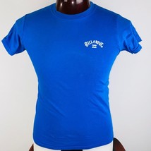 Billabong T Shirt S Royal Blue White Print Surfing Skateboarding Snowboarding * - £12.21 GBP