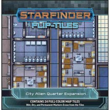 Starfinder RPG Flip Tiles City Alien Quarter Expansion - £37.82 GBP