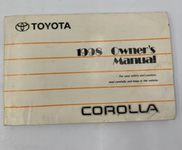 1998 Toyota Corolla Owners Manual Handbook OEM A01B34038 - $26.99