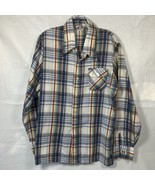 VTG 70’s USA Levi’s Panatela Sportswear Button Up Size Large Rainbow Plaid - $21.78