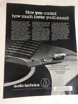Vintage Audio Technica microphone Print Ad Advertisement PA4 - £5.42 GBP