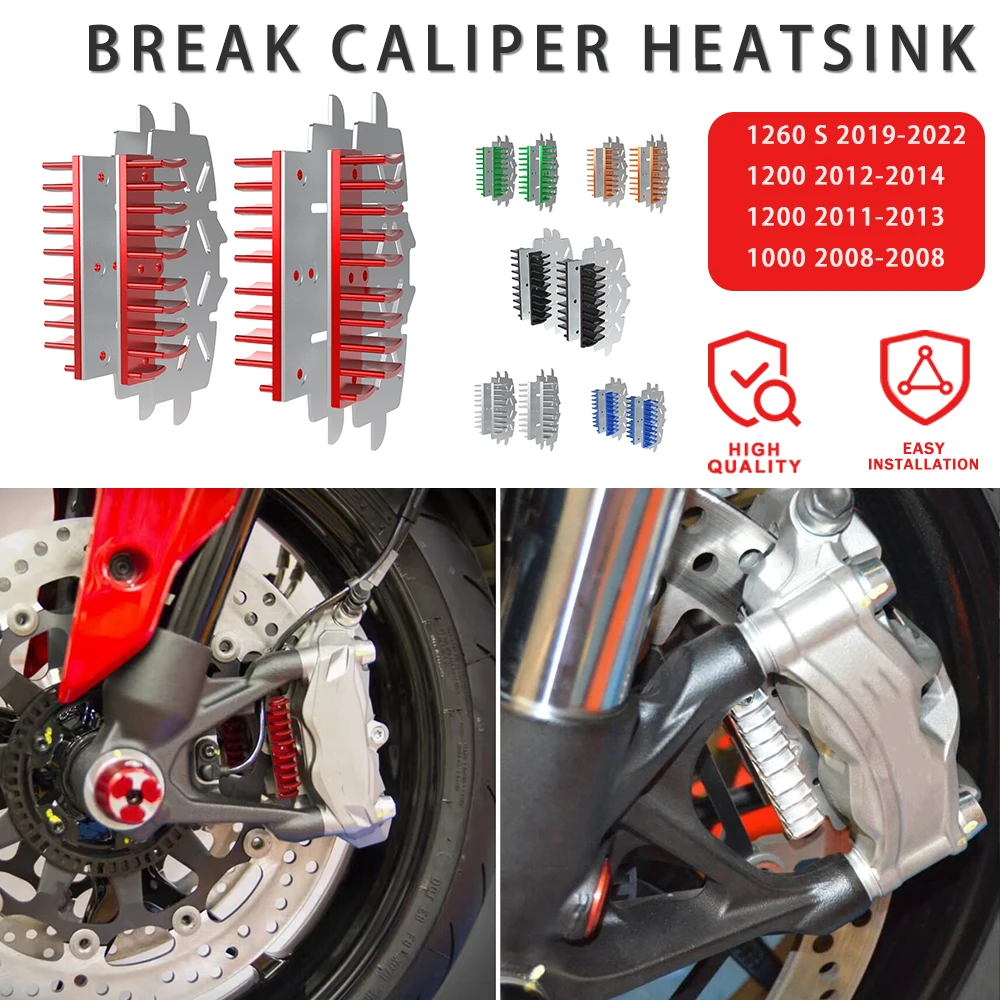 Motorcycle Accessories Break Caliper Heat Sink Break Plate Radiator FOR KTM RC8 - £39.24 GBP+
