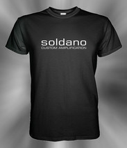 Soldano Custom Amplification Logo T-Shirt Amps Amplifier - £19.31 GBP+