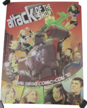 Attack of the Show Poster Comic-Con 2010 San Diego LTD - 141 of 650 - 24... - £38.89 GBP