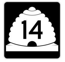 Utah State Highway 14 Sticker Decal R5360 Highway Route Sign - £1.15 GBP+