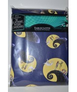 Tim Burton The Nightmare Before Christmas Tablecloth Round 70&quot; Jack &amp; Sally - £11.40 GBP