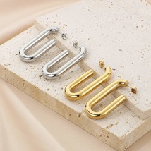 Stainless Steel Hinged Hoop Earrings - $9.55+