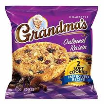 Grandma&#39;s Oatmeal Raisin Cookie - 2 cookies per pk. - 60 ct. - SCL - £47.39 GBP