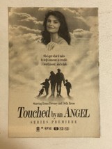 Touched By An Angel Tv Guide Vintage Print Ad Roma Downey Della Reese Tpa13 - $5.93