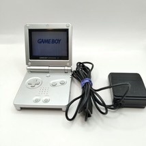Nintendo Gameboy Advance SP GBA 2002 Silver Console AGS-001 - Tested Working* - £63.11 GBP