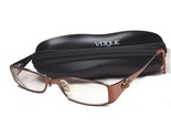 Vogue Polished Brown Eyeglasses FRAMES ONLY w/ Case - VO3662 775 49-16-135 - $32.62 CAD