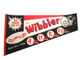 The Wibbler As Seen On TV Novelty Toy Poster Paper Banner UNUSED Vintage... - £26.47 GBP