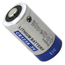 1PCS Newest High Quality CR123A CR123 CR 123A 3.0V 3V BT Lithium Battery BlueDot - £80.72 GBP