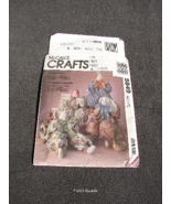 McCalls 5849 Block Animal Dolls Pig Cat Duck Bunny Rabbit Sewing Pattern... - £6.33 GBP