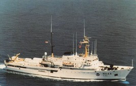 NOAA Oceanographic Ship Researcher R-103 postcard - £4.60 GBP