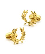 LAUREL WREATH CUFFLINKS Symbol of Triumph Success Winners Cup NEW with G... - $16.95