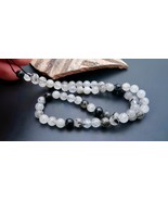 Beautiful Quartz With Rutilated Tourmaline 6.2-6.5mm Beads 15.35&quot; Strand... - €41,69 EUR