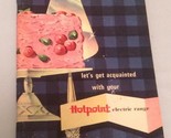 Vintage Hot Point Electric range Cook Book Box3 - $4.94