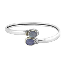 Argent Sterling Labradorite Pierre Précieuse Main Bracelet Femmes Fête Usure - £53.82 GBP