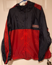 Vtg Chaps Ralph Lauren Jacket XL Colorblock Windbreaker Packable Spellout Logo - $22.31