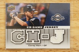 2009 Upper Deck Baseball Card UD Game Jersey Corey Hart GJ-CO - £6.69 GBP