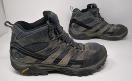 Merrell Moab 2 Mid J06055W Mens Granite Waterproof Hiking Boots Size US 12 - £45.72 GBP
