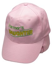 Farmer&#39;s Daughter Girl Pink Embroidered Cap Hat RAM - £7.77 GBP