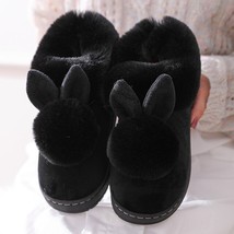 New Fashion Fall Winter Cotton Slippers Rabbit Ears Home Indoor Slippers Winter  - £22.90 GBP