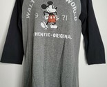 WALT DISNEY WORLD Parks Tee Shirt Top Small Original Mickey Mouse Gray B... - £10.38 GBP