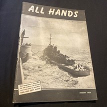 ALL HANDS Magazine - August 1958- U.S. Navy Magazine - £6.00 GBP