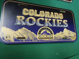 Great Collectible License Plate Tag....COLORADO ROCKIES.............Free Postage - $9.49