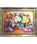Alexander Antanenka-Your Favorite Flowers-Framed ORIGINAL Oil/Canvas/Sig... - £1,435.27 GBP