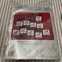 Something Special Candamar Counted Cross Stitch Kit-Rocking Horses 10 pc Mini&#39;s - £9.88 GBP