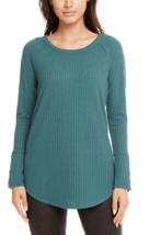 Chaser Womens Long Sleeve Waffle Thermal Tunic Sweater Top, X-Large, Succulent - £27.73 GBP