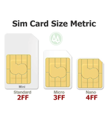 VERIZON Triple SIM Card  "3 in 1" NANO • CDMA 4G 5GLTE  VZW • USPS TRACKING - $7.79
