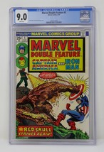 Marvel 1974 Marvel Double Feature #5 CGC 9.0  - Captain America &amp; Iron Man - £118.51 GBP