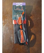 Wink By ICU Eyewear Reading Glasses +3.00 With Cloth Case - $24.63