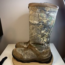 Rocky 17” Side-Zip Snake Boots Mens Size 11 Knee High Camo Hunting RKS0243 - $69.29