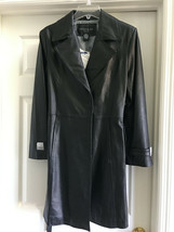 NWT: Centigrade QVC Style Women&#39;s Leather Jacket: Black, Size M - £123.60 GBP