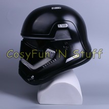 Star Wars The Force Awakens Stormtrooper Handmade Cosplay Helmet Black - £51.11 GBP