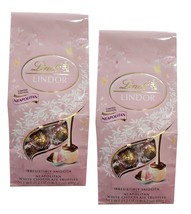 2 Packs Lindt LINDOR Limited Edition Neapolitan White Chocolate Truffles 21.2 oz - £37.36 GBP